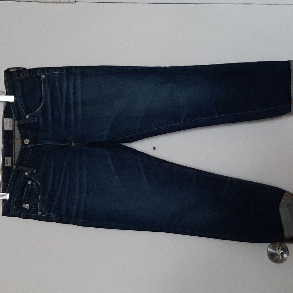 AG Adriano Goldschmied Dark Blue Ankle Jeans
